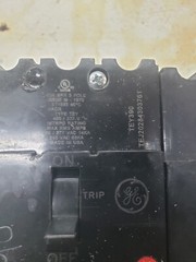 TEY390 90A GE BOLT-ON CIRCUIT BREAKER 480/277V AC 3 POLE 65kA 3 Phase TEY MO2 UL