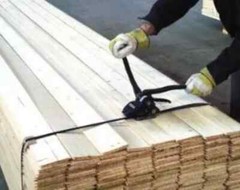 Steel Pallet Strapping Roll 1/2 Inch x 300 Feet Coil Standard Duty Black Straps
