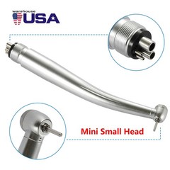 Dental High Speed Handpiece Small Mini Head Turbine 4 Hole Fit NSK