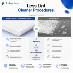 2×2 Dental Gauze Pads, Squares for First Aid Sponges, Non Woven Medical Wipes