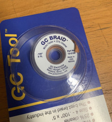GC ELECTRONICS 12-5100 5ft GC braid .100″ blue
