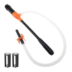 Battery Powered Electric Fuel Transfer Siphon Pump Gas Oil Water Liquid 2.4 GPM