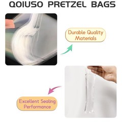 Self Sealing Cellophane Bags: 2×10 Inches Clear Pretzel Rod Resealable 100 Pcs