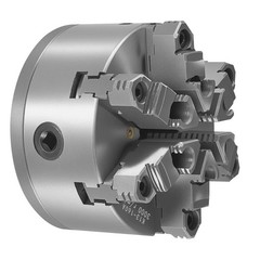 6 Inch 6-Jaw Self-Centering Lathe Chuck with D1-4 Cam Lock Backing Plate