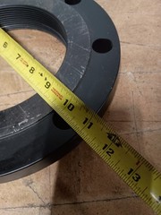 Carbon Steel 6″ Flange w/ National Pipe Tapered NPT Pt# MA600 6″ HOSE BARB MNPSM