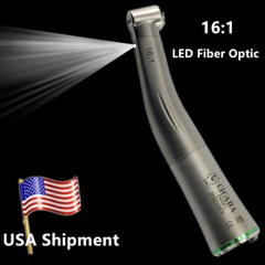 Dental Electric Micro Motor +1:1/1:5/16:1 Firber Optic Handpiece Contra Angle US