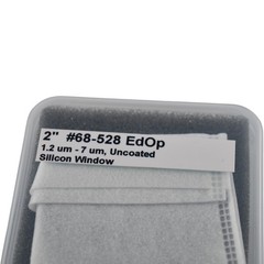 NEW Edmund Optics 68-528 Uncoated Silicon Infrared Window 2 Inch Dia 1mm Thick