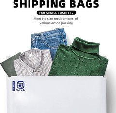14.5×19 Inch Poly Mailers – 100 Pcs Waterproof Shipping Envelopes for E-commerce
