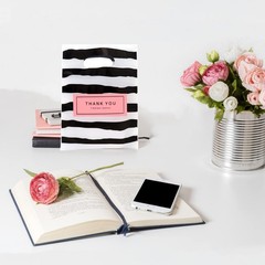 100 Count Black Merchandise Bags with Handles Retail Gift Packaging
