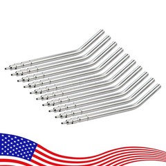 50 Dental Air Water Spray 3 Way Syringe 134℃ Autoclavable Nozzles/Tips/Tubes