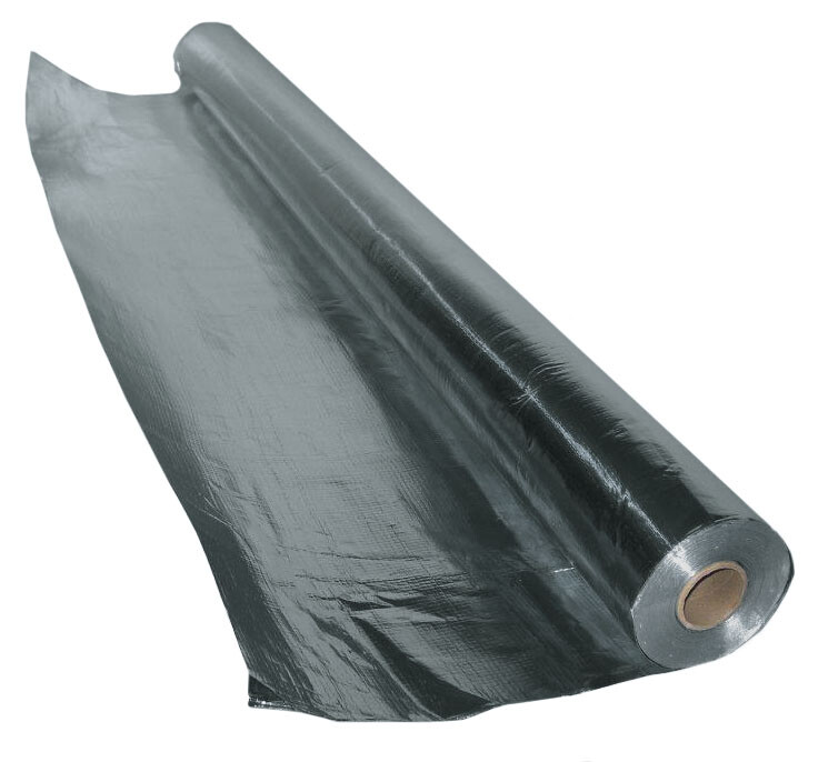 Reflective Mylar Foil Vapor Barrier Film Roll Greenhouse Grow Room 4′ x 10′