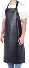 Homsolver Heavy Duty Vinyl Waterproof Apron for Unisex Adult, Ultra Black