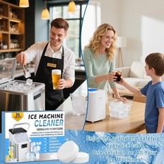 Ice Machine Cleaner Tablets Descaler (36 Pack) – Portable Ice Maker Cleaner, Nic