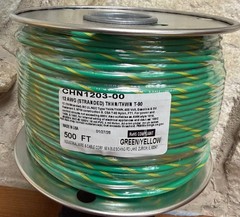 500 FT THHN/THWN WIRE. 12AWG STR BC 600 VOLT. MADE IN USA. ONLY ORANGE