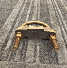 Burndy GG18-1: 2 to 2-3/8 Rod 2 IPS Copper Alloy Direct Burial Ground Connector