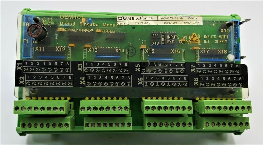 SAM Electronics DEM 401 Digital Input Module C 6115 271.130 432G 5694