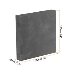 Graphite Block Ingot Rectangle Graphite Electrode Plate 100x100x15mm