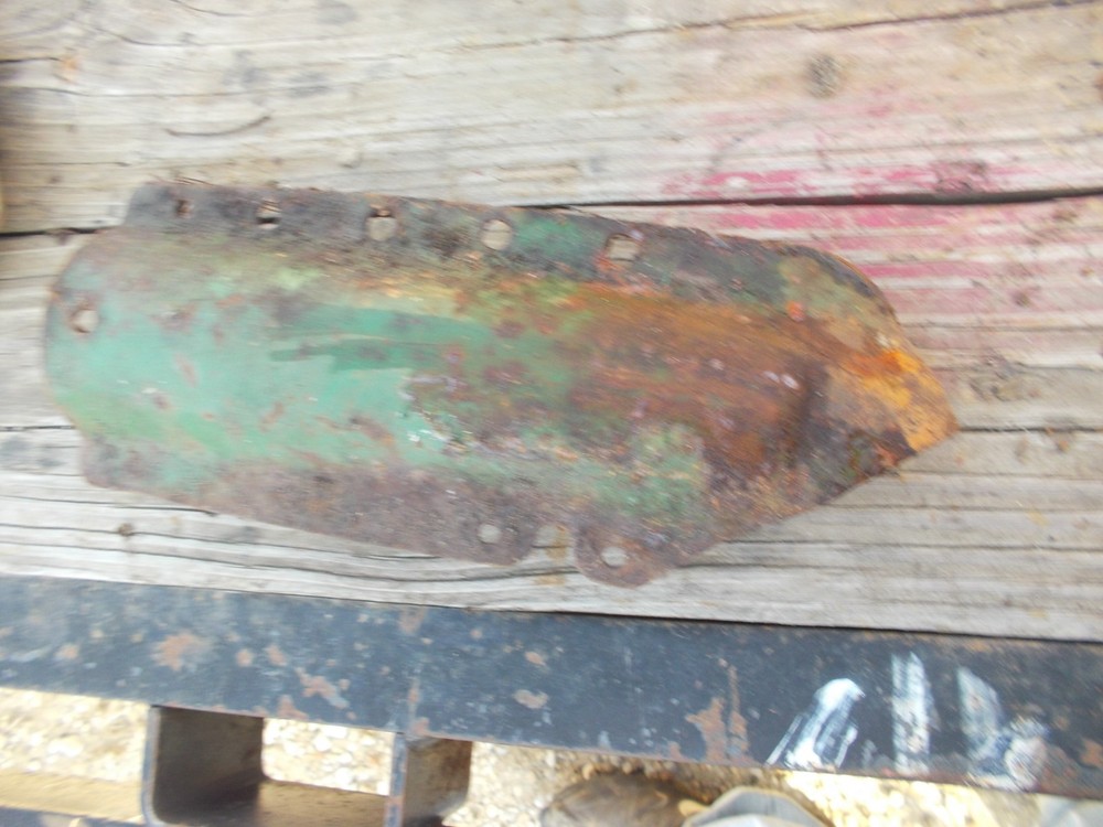 Oliver grain drill planter seed shoot row bracket