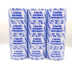 24 Rolls 3″ x 110 Yds Pre-Printed Tape”IF Seal HAS Been Broken,Check Contents”