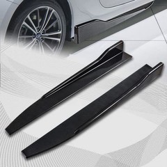 5pc Painted Carbon Front Bumper Lip Side Skirt Diffuser Honda Civic Si 2017-2021