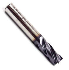WIDIA TF6K0410004 | 3/8″ Corner Chamfer Roughing End Mill | HSS-PM 4-Flute TiAlN