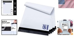 Lightweight 100 Pcs Self-Sealing Poly Mailers – 14.5×19 Inch Storage Solution