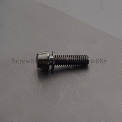 M5 M6x16 18 20 25mm Titanium Bolt+Washer MTB Bike Fixed Stem Handlebar Part 6pcs