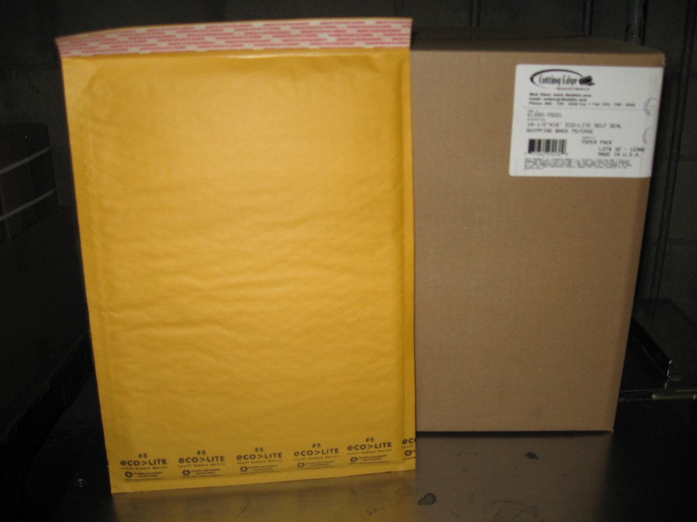 100 #5 Eco-Lite Kraft Bubble Mailers w/ Free Shipping!