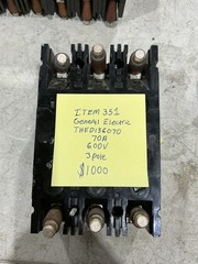 General Electric THED136070 70 AMPS 600 VOLTS 3 POLE