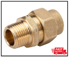 1/2 In. Csst X 1/2 In. Mipt Brass Male Adapter | Steel Home Flex Homeflex