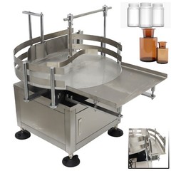23.6” Desktop Automatic Bottle Organizer Sorter Collection Turntable Table 110V