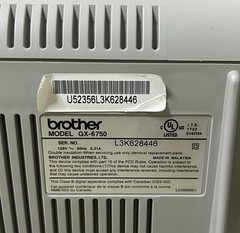 Brother GX-6750 Correctronic Electronic Typewriter Portable (TESTED & WORKING)