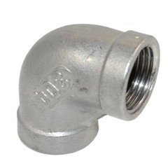 3/8″ 1/2″ 3/4″ 1″ NPT Threaded Female to Female Elbow Pipe Fitting SS 304