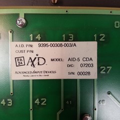 Esterline 9395-00308-003/A AID-4 Control Panel Keyboard – USED