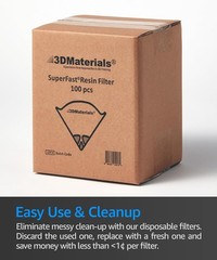 High-Quality 100 pcs Disposable Filters – Ideal for 3D Printer Resin & Paint