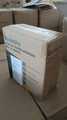 Woolsche Home Office Paper Shredder-10-Sheet Strip Cut with 3.17-Gallon Basket