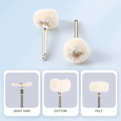 Dental Polishing Brushes Wheels Goat Hair/Felt/Cotton Contra Angle RA Latch Type