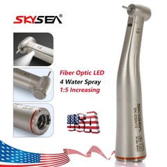 1:5 Dental Fiber Optic Push Button Contra Angle Handpiece Fit NSK S-MAX M95L