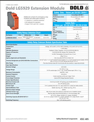 DOLD LG5925-48-61-24 SafeMaster, Emergency Stop Module, Safety Relay.