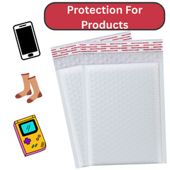 #0 Poly Bubble Mailers Padded Envelopes Self Seal Shipping Bags Any QTY