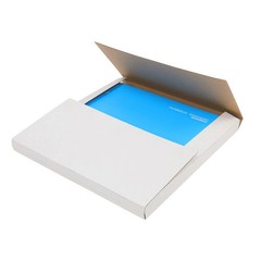 100 Pack Vinyl Record Mailers 12.5″ x 12.5″ x 1″ White Vinyl Record Shipping Box
