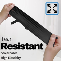 Advance Black Nitrile Exam Gloves IF 51, 5 Mil Disposable Gloves 1000pc S/M/L/XL