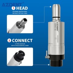 Joydental Dental Low Slow Speed Handpiece Contra Angle Straight Air Motor 2 Hole