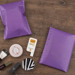500 Purple Poly Bubble Padded Envelopes Self-Sealing Mailers 6X10 (Inner 6×9)