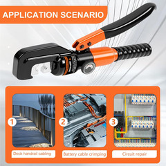 Hydraulic Crimping Tool Kit, Hydraulic Crimping Tool Battery Cable Crimper Wire