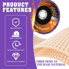5 Pcs-5″ X 7/8″ Stripping Wheel Discs for Removing Paint, Rust, Weld & Oxidation
