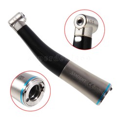 Dental Fiber Optic LED 1:1 Contra Angle Handpiece Inner Water Spray Push Button