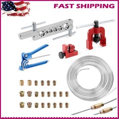 25Ft 3/16″ Zinc-Coated Brake Line Kit (Include 16 Fittings, 2 Unions and 4 Nuts)