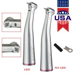 Dental (LED ) Slow low Speed Contra Angle Handpiece Push 1:1 Fit KaVo NSK Style