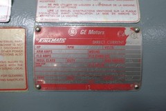 General Electric Ge 5CD184NA027A806 Kinamatic Motor Cd328at 25hp 2000rpm 500v-dc